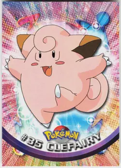 Clefairy #35 Topps Blue Logo Series 1 Pokemon NM - Image 2