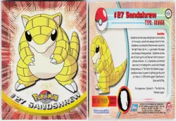 Sandshrew #27 Topps Blue Logo Series 1 Pokemon NM - Image 1
