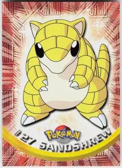 Sandshrew #27 Topps Blue Logo Series 1 Pokemon NM - Image 2