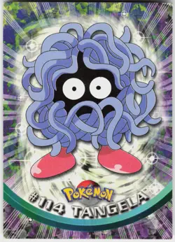 Tangela #114 Topps Blue Logo Series 2 Pokemon LP - Image 2
