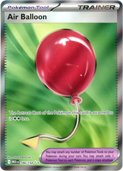 Air Balloon - Ultra Rare 166/132 - Mega Evolution - Pokemon - NM/M - Image 1