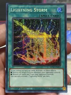 Yu-Gi-Oh! Lightning Storm MP22-EN253 Prismatic Secret Rare 1st Edition - Image 1
