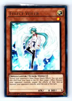 Effect Veiler DUDE-EN028 Ultra Rare Duel Devastator Yu-Gi-Oh 1st Edition NM - Image 1