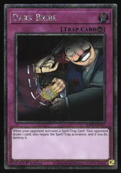 Dark Bribe - RA03-EN187 - Platinum Secret Rare - Yugioh - Image 1