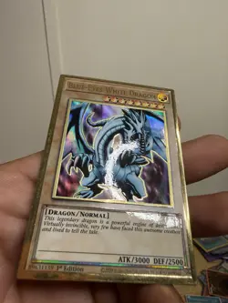 Blue-Eyes White Dragon MGED-EN001 Yu-Gi-Oh 1st Edition NM - Image 2