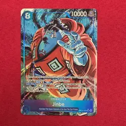 Bandai One Piece CCG Jinbe OP14-049 SR Alt Art Foil EN 10000 Power - Image 1