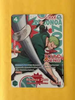 Roronoa Zoro One Piece Round 1 Promo PRB02-006 English - Image 1