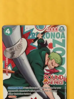 Roronoa Zoro One Piece Round 1 Promo PRB02-006 English - Image 2