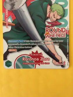 Roronoa Zoro One Piece Round 1 Promo PRB02-006 English - Image 3