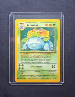 Venusaur 15/102 Base Set Holo Rare 1999 WOTC Pokemon Card TCG Vintage - MP/LP - Image 1