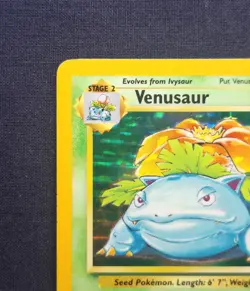 Venusaur 15/102 Base Set Holo Rare 1999 WOTC Pokemon Card TCG Vintage - MP/LP - Image 5