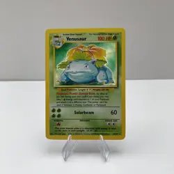 Pokemon Venusaur Card 15/102 Base Set Holo Rare Vintage 1999 WOTC - Image 1
