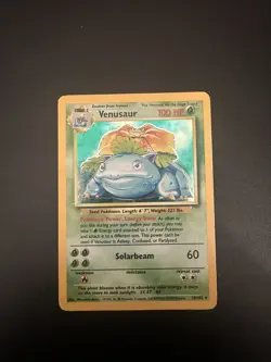 1999 Pokemon Base Set Venusaur 15/102 Holo Rare – Vintage WOTC Card - Image 1