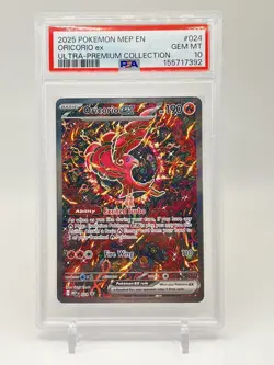 2025 Pokemon Black Star Promo Oricorio EX Ultra-Premium Collection PSA 10 #024 - Image 1