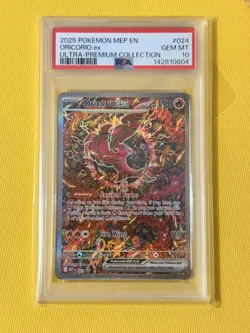 Pokemon TCG Oricorio Ex Ultra Premium Collection 024 Black Star Promo PSA 10 - Image 1