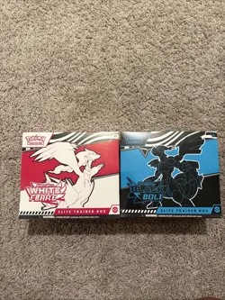 Pokemon Black Bolt and White Flare Elite Trainer Box ETB New & Sealed - Image 1