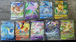 Eevee Evolutions V Promo Complete SWSH 9 Card Set Eeveelutions Pokemon TCG NM - Image 2