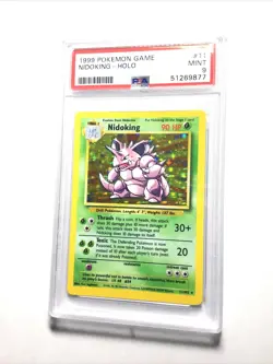 NIDOKING - 11/102 - BASE - Pokemon Card - PSA 9 ID:51269877 - Image 1