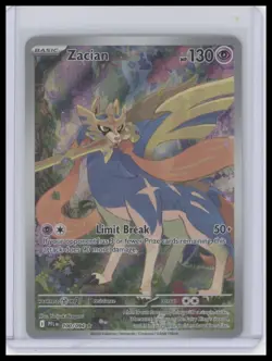 ME02: Phantasmal Flames #100/094 Zacian TCG Card - Image 1