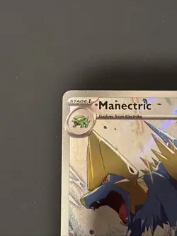 Manectric 089/084 ME Pitch Black Holo Full Art Illustration Rare Pokemon Card NM - Image 3