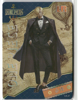 SANJI LR LR-27 I'm Determined Thick One Piece Anime Collectible Card - Image 1