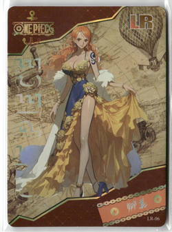 NAMI LR LR-06 I'm Determined Thick One Piece Anime Collectible Card - Image 1