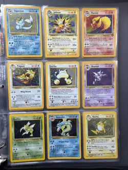 Pokemon Vintage Binder Lot Rare 1st eds - Charizard 45 HOLO ! 500+ cards LP!!! - Image 5