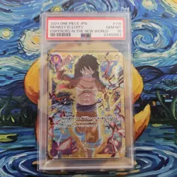 Monkey D.Luffy PSA 10 Emperors In The New World 2024 Japanese One Piece Card - Image 1