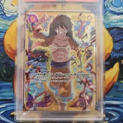 Monkey D.Luffy PSA 10 Emperors In The New World 2024 Japanese One Piece Card - Image 2