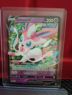 Sylveon V SWSH202 SWSH: Sword & Shield Promo Cards Pokemon Holofoil LP - Image 1