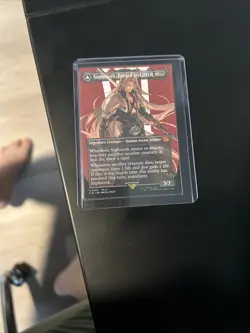 MTG Final Fantasy Sephiroth Fabled Soldier Borderless Card 0382 Non-Foil - Image 1