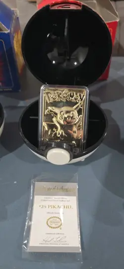 1999 Burger King Pokemon 23K Gold-Plated Full Trading Card Set (6 Cards) - Image 3