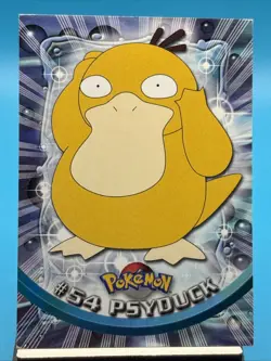 Psyduck #54- Pokemon Topps TV Animation Card (Red Label) MP - Image 1