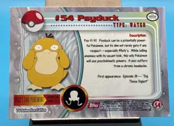 Psyduck #54- Pokemon Topps TV Animation Card (Red Label) MP - Image 2