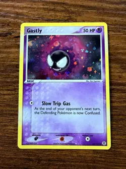 Gastly 63/112 Pokemon FireRed & LeafGreen 2004 Reverse Holo Vintage Card - NM - Image 1
