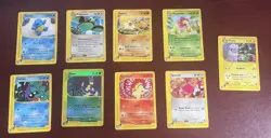 Pokemon TCG Expedition Base Set Card Lot 7 Holo/Regular /Squirtle /cubone/2002 - Image 1
