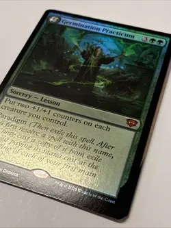 Germination Practicum Secrets of Strixhaven Foil NM Magic Card Ships Fast - Image 2