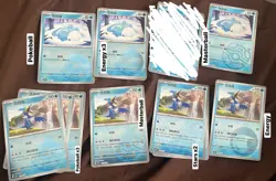 FOR li-320 Pokemon Gem Pack Cramorant Cards - Image 1