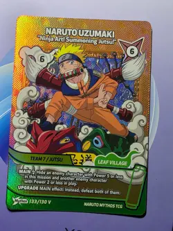 SDCC 2026 Naruto Mythos TCG Naruto Uzumaki IGN Promo Card Exclusive Presale - Image 1