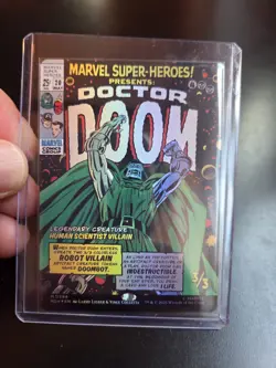 Doctor Doom (Borderless Foil) (#0394) NM Marvel Super Heroes MTG Card - Image 1