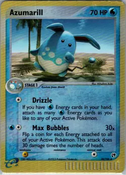 Azumarill RH 30/100 Sandstorm NM Pokemon Card - Image 1