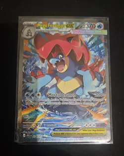 Mega Feraligatr Ex 274 SIR Pokemon TCG Acsended Heroes Pack Fresh - Image 1