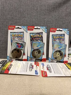 X5 Pokemon TCG Stellar Crown Promo Blister Pack - Image 1