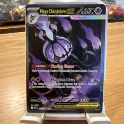 Mega Chandelure EX SIR 115/84 Pitch Black Pokemon TCG - Image 1