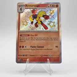 Armarouge Holo - PAF #115 Shiny Rare - NM / Mint SV: Paldean Fates Single - Image 1