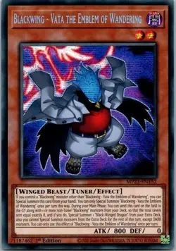 Yugioh Blackwing - Vata the Emblem of Wandering MP23-EN152 1st Edition Secret NM - Image 1