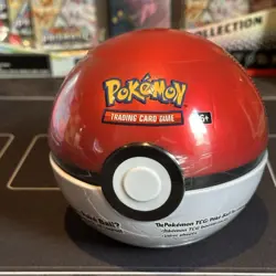 Pokemon TCG - Poke Ball Tin Red & White - 3 Booster Packs - Sealed - Image 1