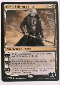 Sorin, Solemn Visitor 202/269 Mythic The List Reprints Magic: The Gathering NM - Image 1