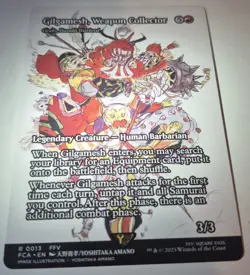 Gilgamesh, Weapon Collector - Godo, Bandit Warlord Showcase Final Fantasy MTG NM - Image 1