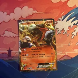 Entei EX 009/069 Dark Rush BW4 1st Edition Japanese Holo Pokemon Card LP-HP - Image 3